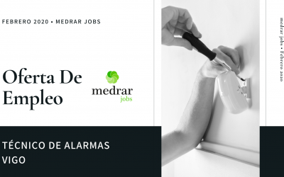 Oferta de empleo Técnico alarmas en Vigo